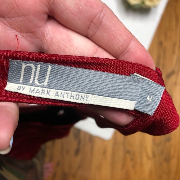 Nu By MarkAnthony SexyRed Zippered Back Mini Dress - Picture 6 of 7